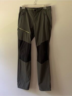 Men's Quechua Decathlon Pants Grey 31 Outdoor Tech Hiking Climbing